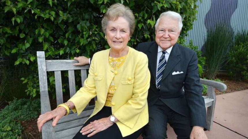 Carol and George Bauer, Norwalk Hospital benefactors