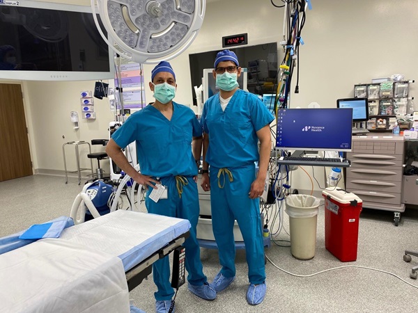 (Left to Right) Dr. Faiz Bhora, Dr. Jawad Latif