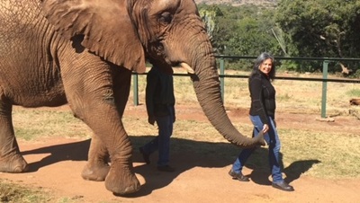 Jayne Davis, Brain Cancer Patient - African Safari