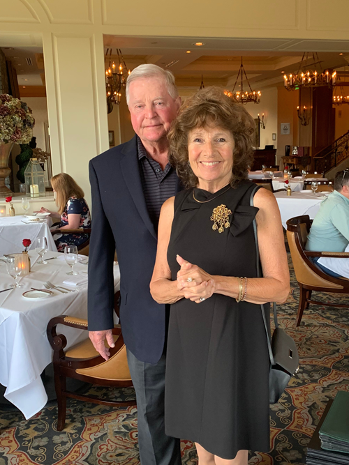 Kenneth Korsu and his wife, Mary. Kenneth had spine surgery at Danbury Hospital. 