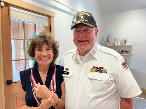 Kenneth Korsu and his wife, Mary. Kenneth had spine surgery at Danbury Hospital.
