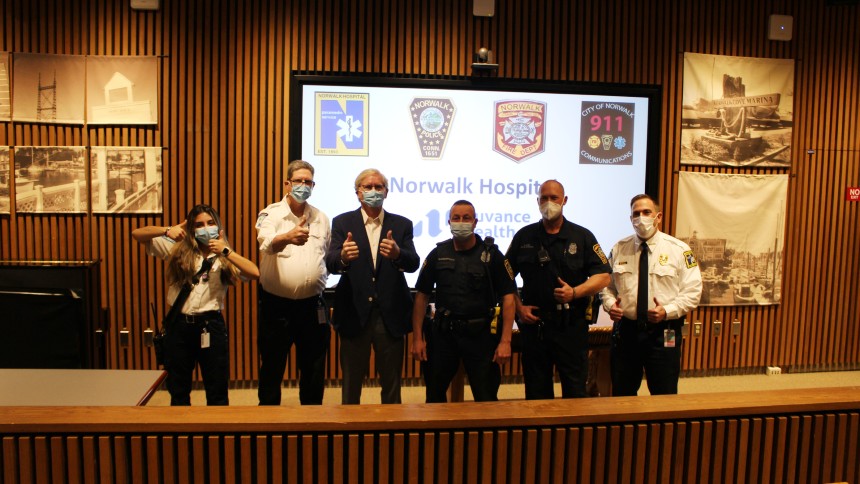 Norwalk Emergency Response Team  Saves Cardiac Arrest Patient