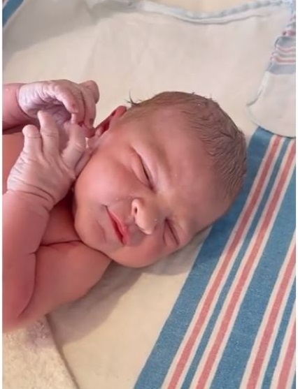 Baby Yusia, born at Danbury Hospital on May 27, 2022