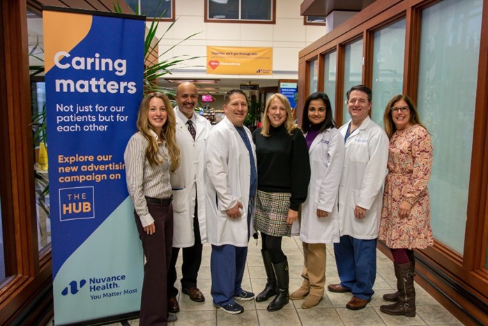 (Left to Right) Danielle Balavram, CGC; Ramanathan Seshadri, MD; Steven Gorelick, MD; Deanna Marchiselli-Flynn; Buddhini Gurusinghe, MD; Adam Gorelick, MD; Vicki Barber, RDN, CSO(Left to Right) Danielle Balavram, CGC; Ramanathan Seshadri, MD; Steven Gorelick, MD; Deanna Marchiselli-Flynn; Buddhini Gurusinghe, MD; Adam Gorelick, MD; Vicki Barber, RDN, CSO