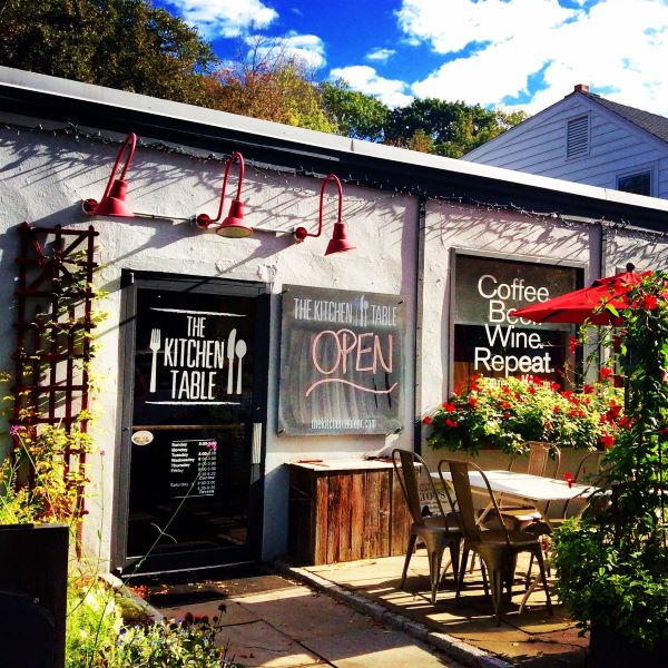 Daphne and Robbie Everett’s restaurant, The Kitchen Table, in Pound Ridge, NY. 