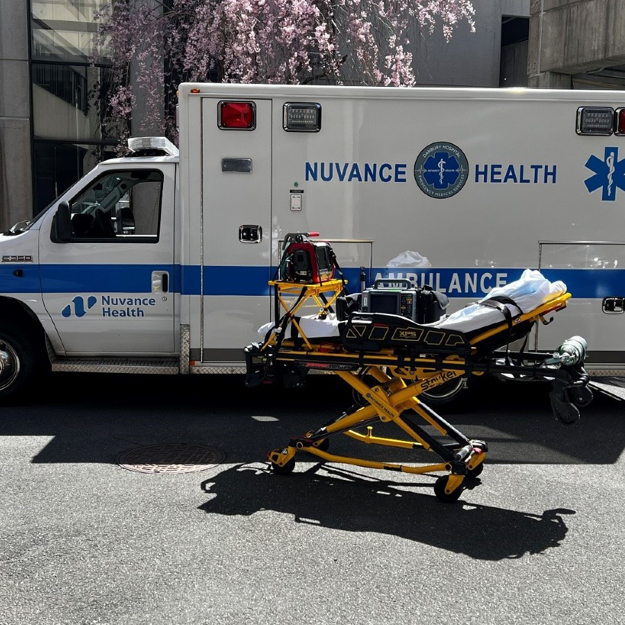 Nuvance Health Ambulance and Stretcher 