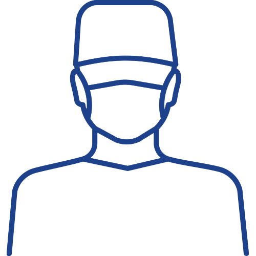outline of surgeon icon
