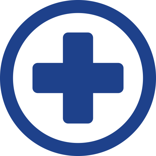 encircled medical cross icon