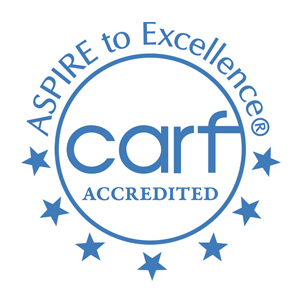 CARF accredited logo