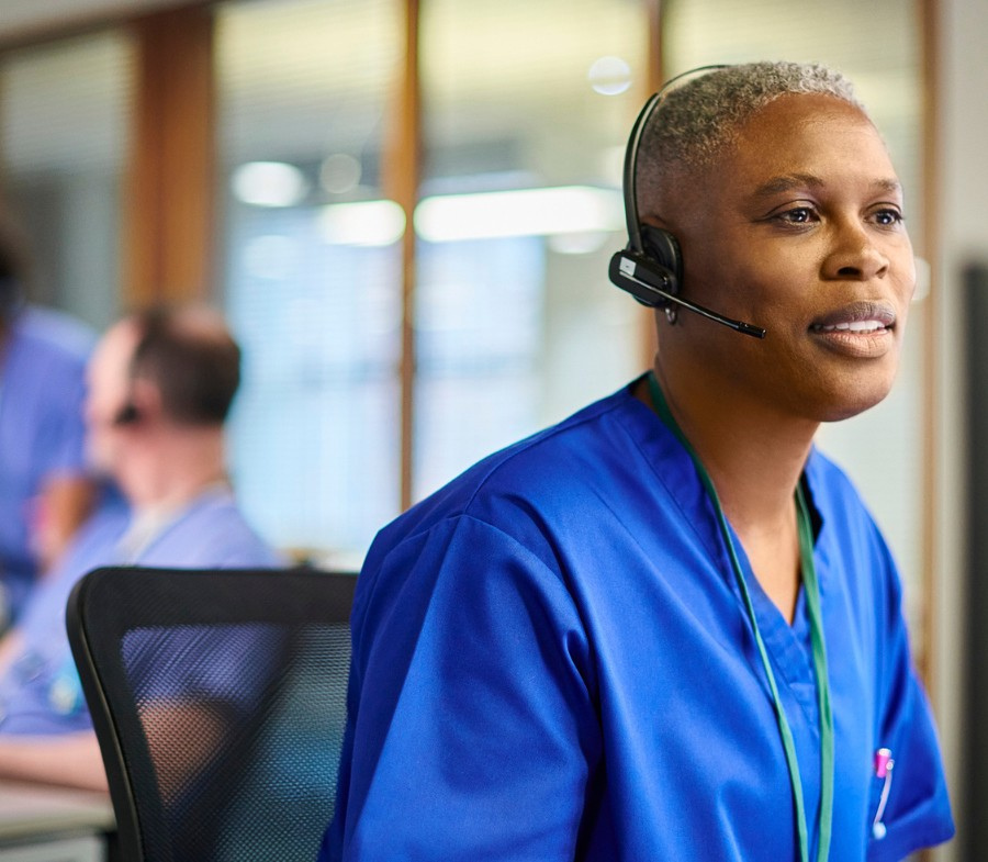 Operator at Nuvance Health OneCall Transfer Center