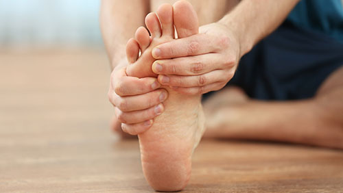 Podiatry - stretching foot