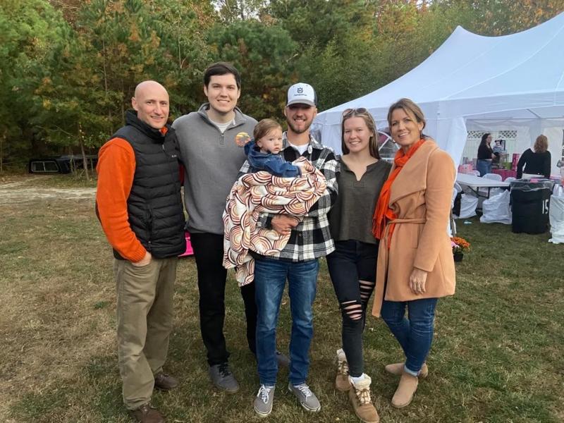 Amie Stearns Danbury Hospital and New Milford Hospital Stroke Patient with her family