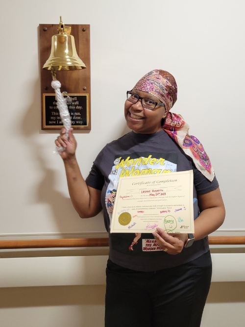 Edited Leonie Roberts Ringing Radiation Therapy Bell