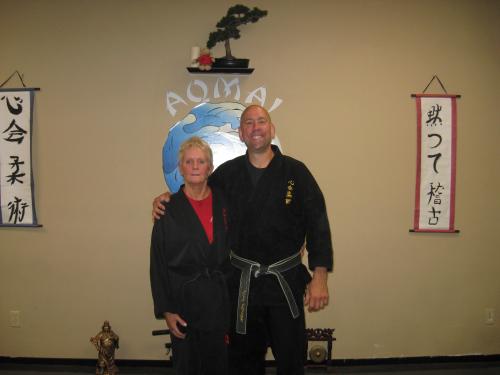 Karen Smith-Gattuso with Anthony Quatrochi Master Teacher Dojo Owner