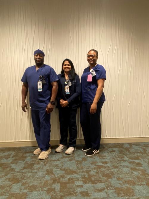 Night Nurses Who Took Care of Jodi Hammell Fifield VBMC Stroke Patient