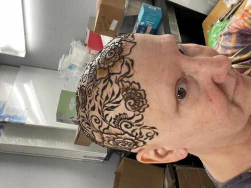 VBMC Breast Cancer Patient Linda Desertos Henna Tattoo 1 500x667