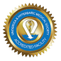 Seal of Accreditation - Undersea and Hyperbaric Medical Society - 160x160