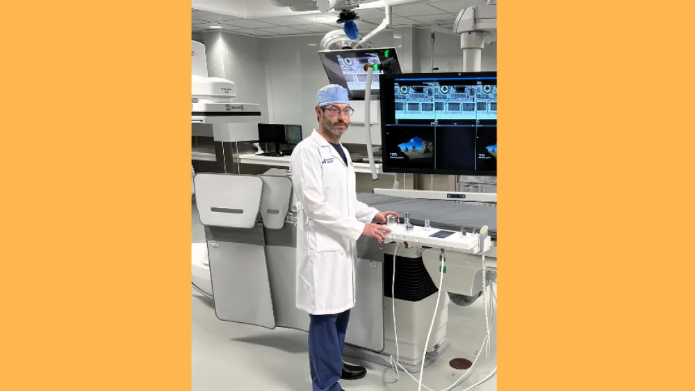 Jesse Keese, a nurse and patient care manager of the lab