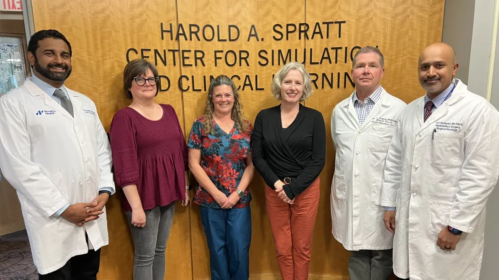 Danbury Hospital Simulation Center leaders.