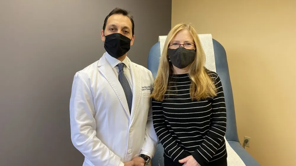 Dr Faiz Bhora and Brenda Collins 42921 3