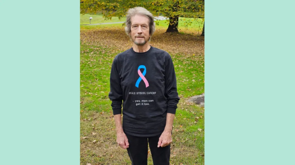 Hero Alan Smith Danbury Hospital Breast Cancer Patient