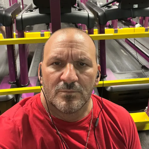 VBMC Colon Cancer Patient John Manganiello Working Out 2